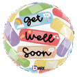 Foil Balloon Cheerful Get Well Bandaids