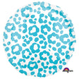 18 Inch Round Caribbean Cheetah Foil Balloon