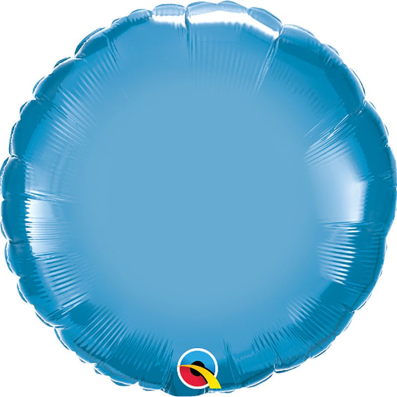 Chrome Blue Foil Balloon