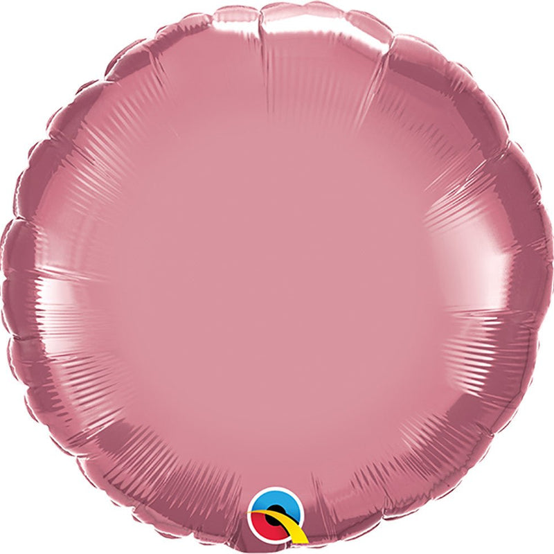 Foil Balloon 18 Inch Chrome Mauve