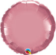 Foil Balloon 18 Inch Chrome Mauve