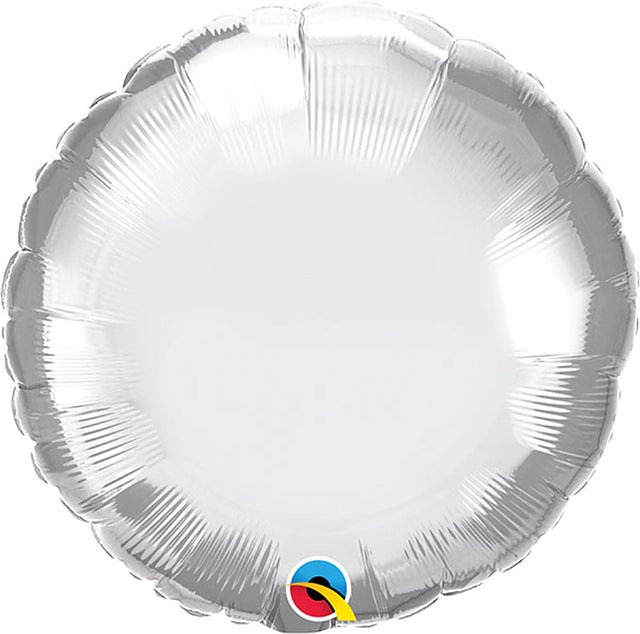 Foil Balloon 18 Inch Chrome Silver