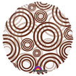 18 Inch Brown Foil Balloon
