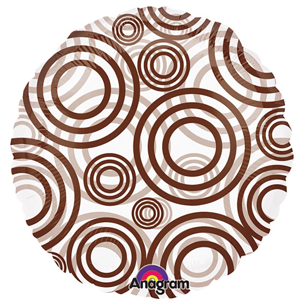 18 Inch Brown Foil Balloon