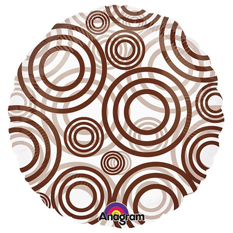 18 Inch Brown Foil Balloon