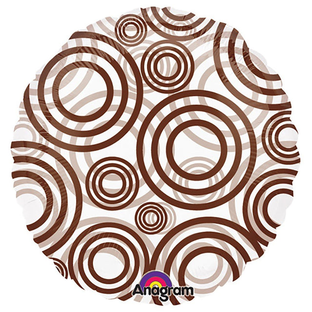 18 Inch Brown Foil Balloon