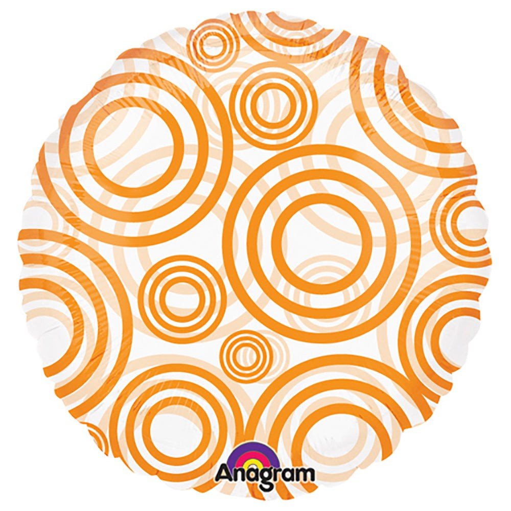 18 Inch Orange Foil Balloon