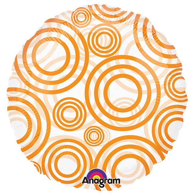 18 Inch Orange Foil Balloon