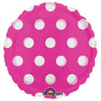 18 Inch Round Dots Pink Balloon