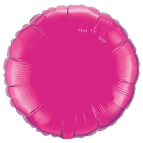 Foil Balloon 18 Inch Magenta Round