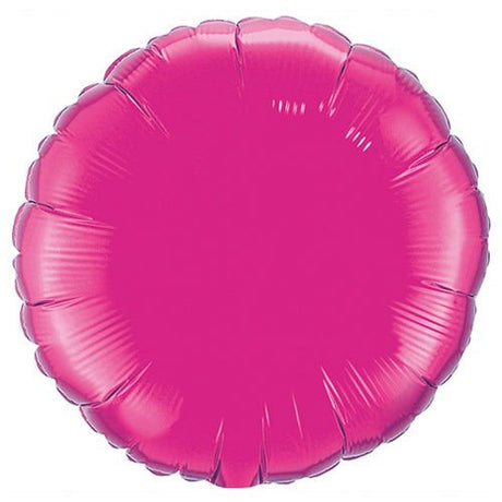 Foil Balloon 18 Inch Magenta Round