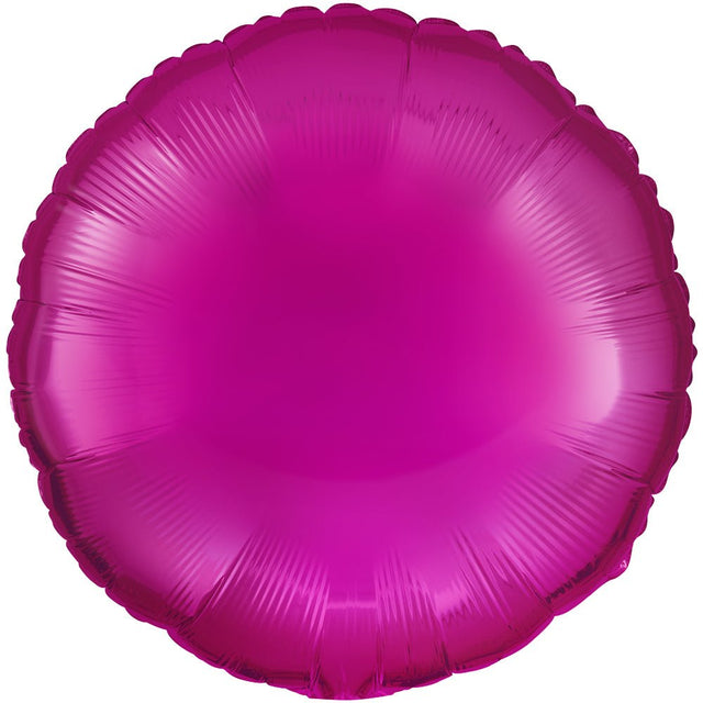 18 Inch Foil Balloon Metallic Fuchsia