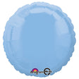 18 Inch Round Pastel Blue Foil Balloon
