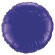 18 Inch Round Quartz Purple Foil Balloon
