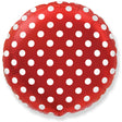 Foil Balloon Red Polka Dots 18 Inch