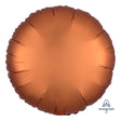 18 Inch Circle Satin Luxe Amber Foil Balloon