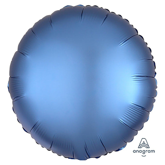 18 Inch Foil Balloon - Satin Luxe Azure