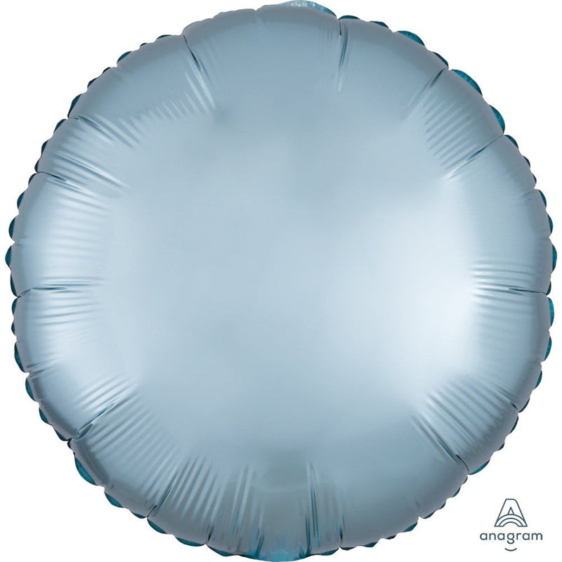 18 Inch Foil Balloon - Satin Luxe Pastel Blue