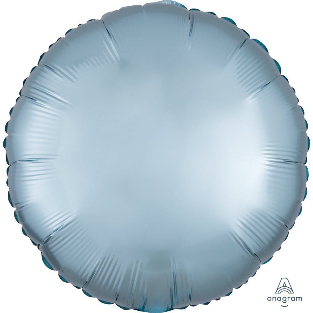 18 Inch Foil Balloon - Satin Luxe Pastel Blue