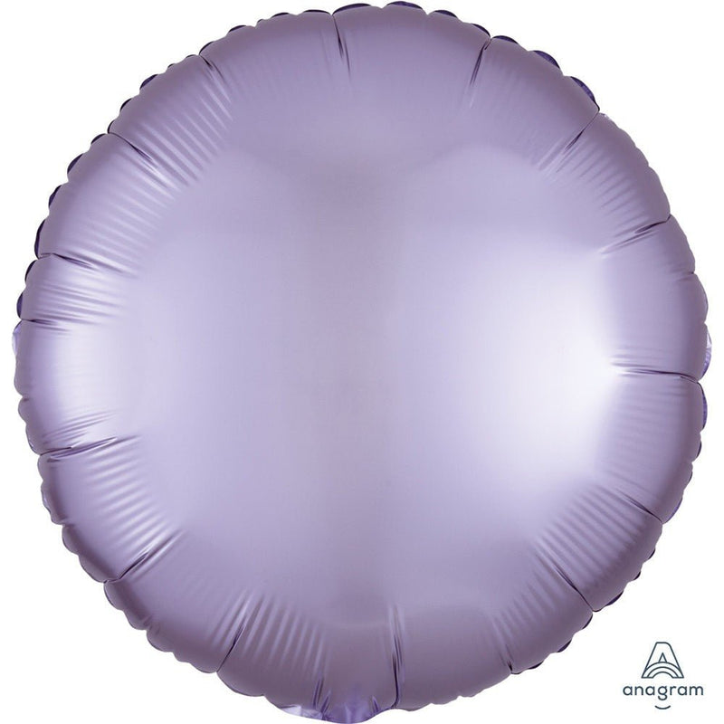 Foil Balloon 18 Inch Circle Satin Luxe Pastel Lilac