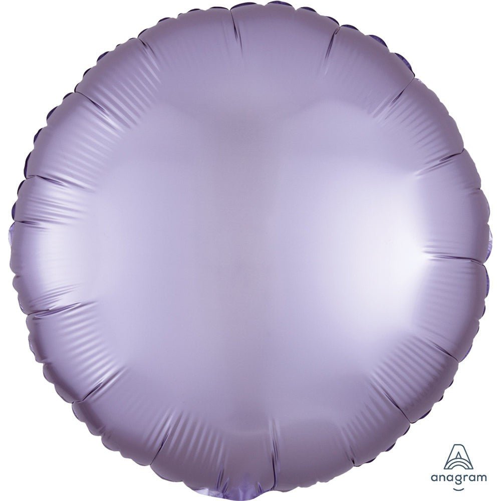 Foil Balloon 18 Inch Circle Satin Luxe Pastel Lilac