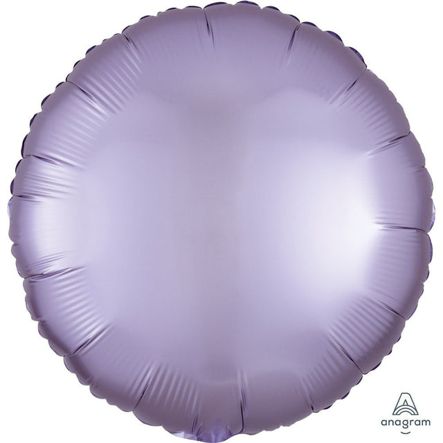 Foil Balloon 18 Inch Circle Satin Luxe Pastel Lilac