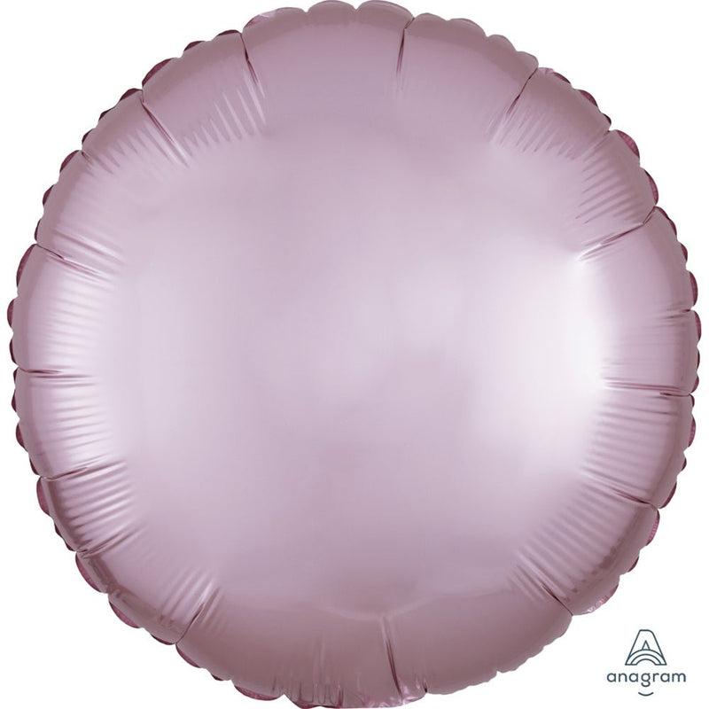 18 Inch Foil Balloon - Satin Luxe Pastel Pink