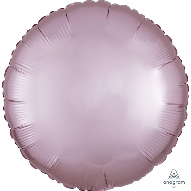 18 Inch Foil Balloon - Satin Luxe Pastel Pink