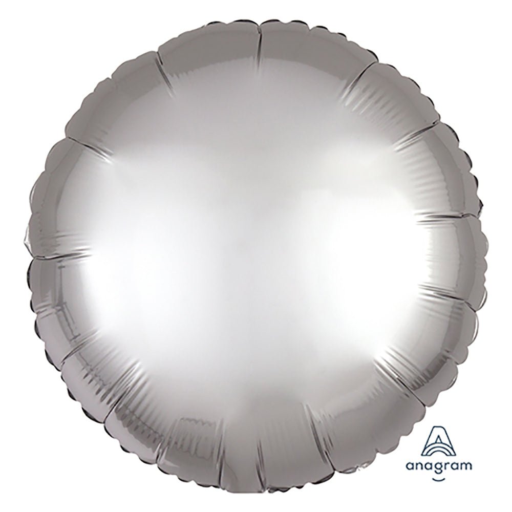 18 Inch Foil Balloon Satin Luxe Platinum
