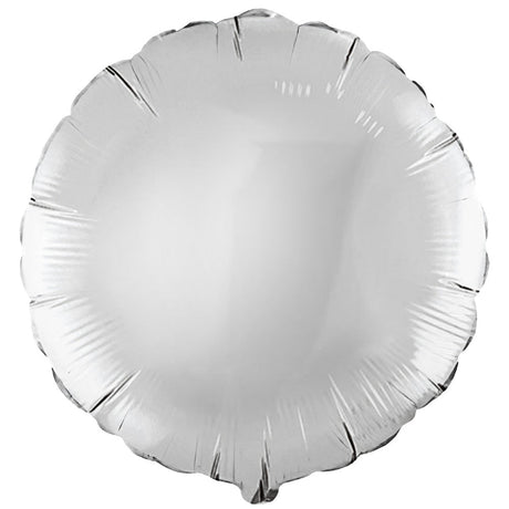 Silver Foil Round Balloon 18 Inch