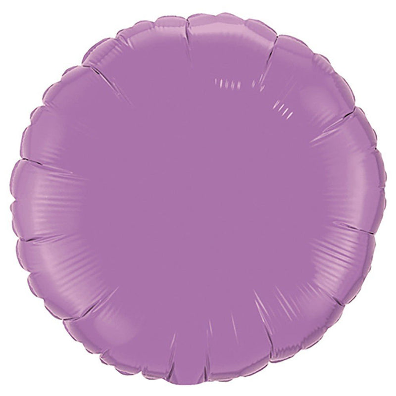 18 Inch Round Spring Lilac Foil Balloon