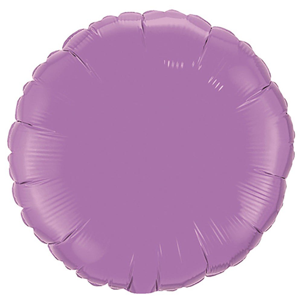 18 Inch Round Spring Lilac Foil Balloon