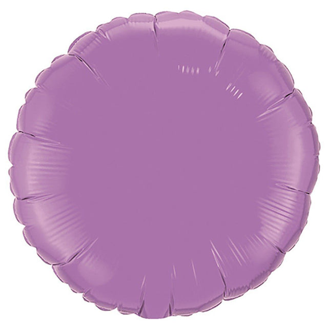 18 Inch Round Spring Lilac Foil Balloon
