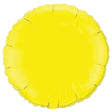 Foil Balloon 18 Inch Yellow Round