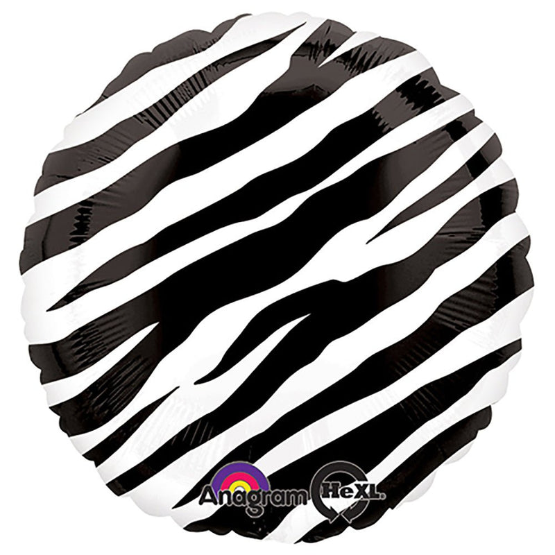 18 Inch Zebra Foil Balloon