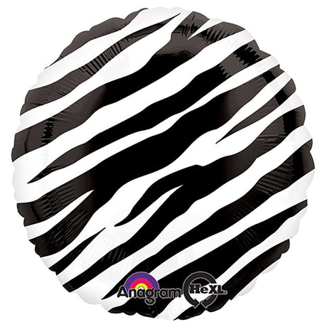 18 Inch Zebra Foil Balloon