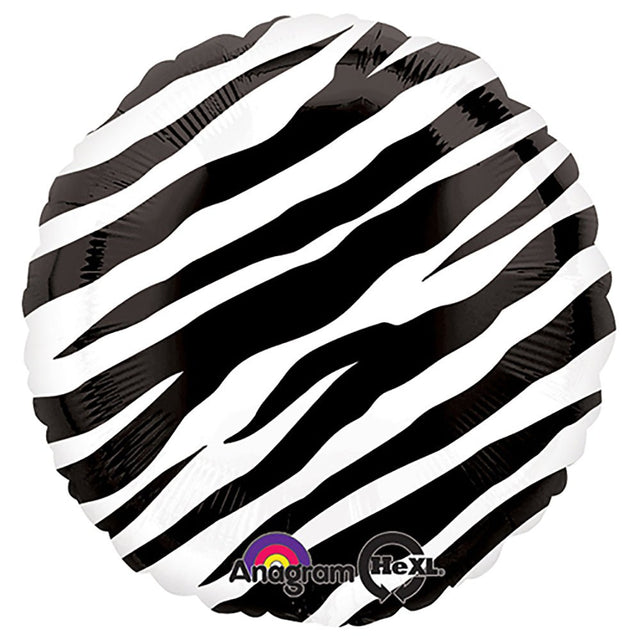 18 Inch Zebra Foil Balloon