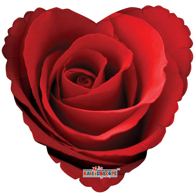 Heart Foil Balloon Classic Rose