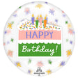 Plastic Balloon Happy Birthday Cake Slice
