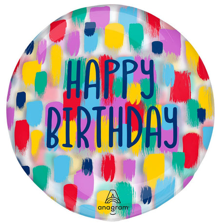 18 Inch Clearz Happy Birthday Balloon