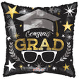 Graduation Foil Balloon Congrats Glasses