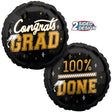 Foil Balloon Congrats Grad 18 Inch
