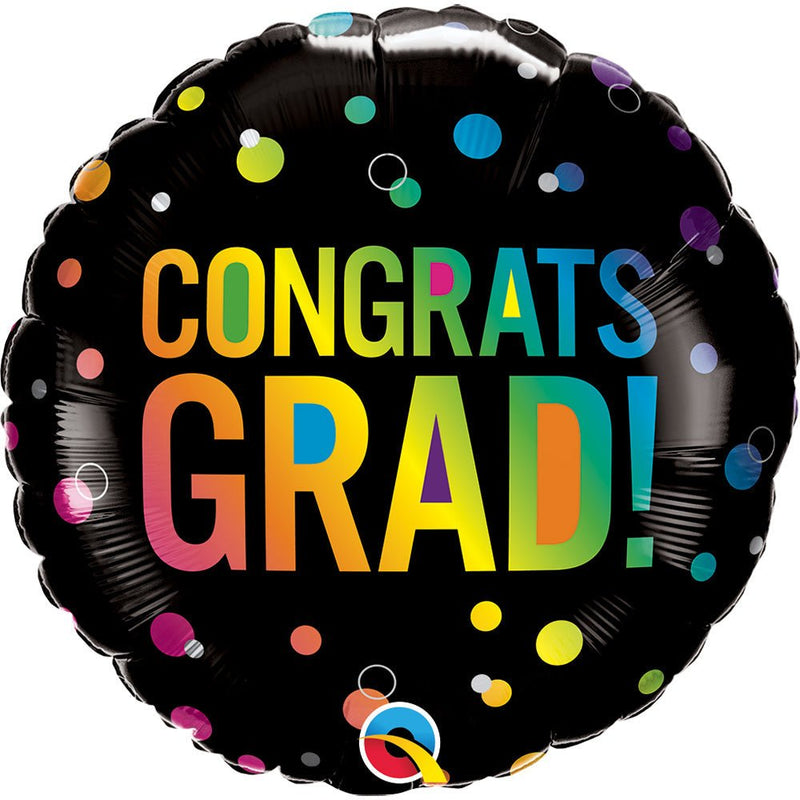 Graduation Foil Balloon 18 Inch Congrats Grad