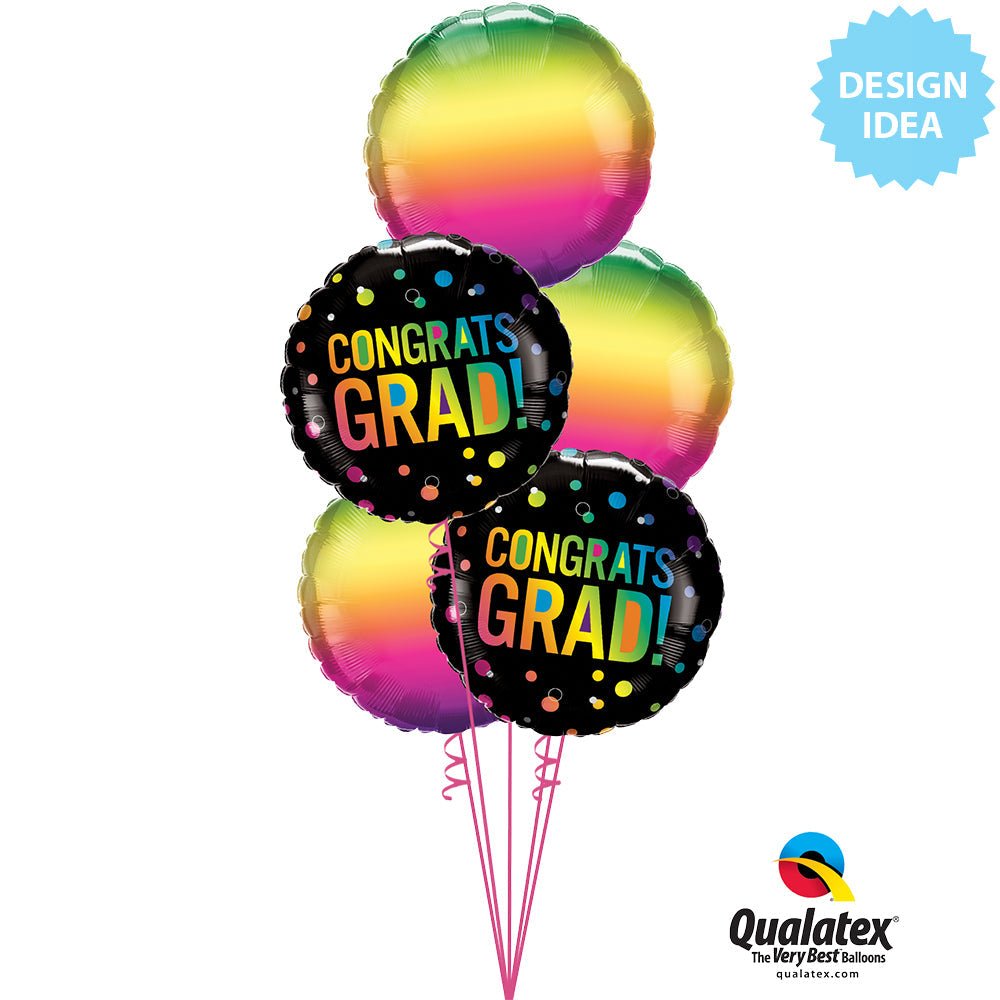 Graduation Foil Balloon 18 Inch Congrats Grad