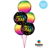 Graduation Foil Balloon 18 Inch Congrats Grad