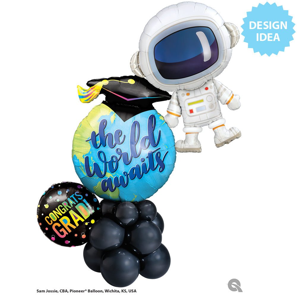 Graduation Foil Balloon 18 Inch Congrats Grad