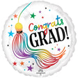 Foil Balloon Congrats Grad Rainbow Tassel