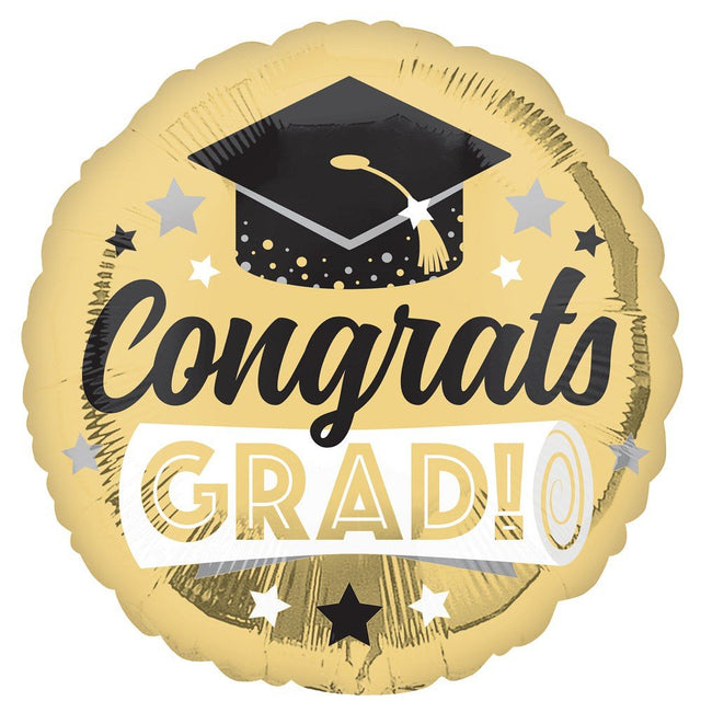 Graduation Foil Balloon 18 Inch Congrats Grad