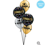 Foil Balloon Congrats You Did It Metallic