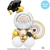 Foil Balloon Congratulations Boho Rainbow 18 Inch